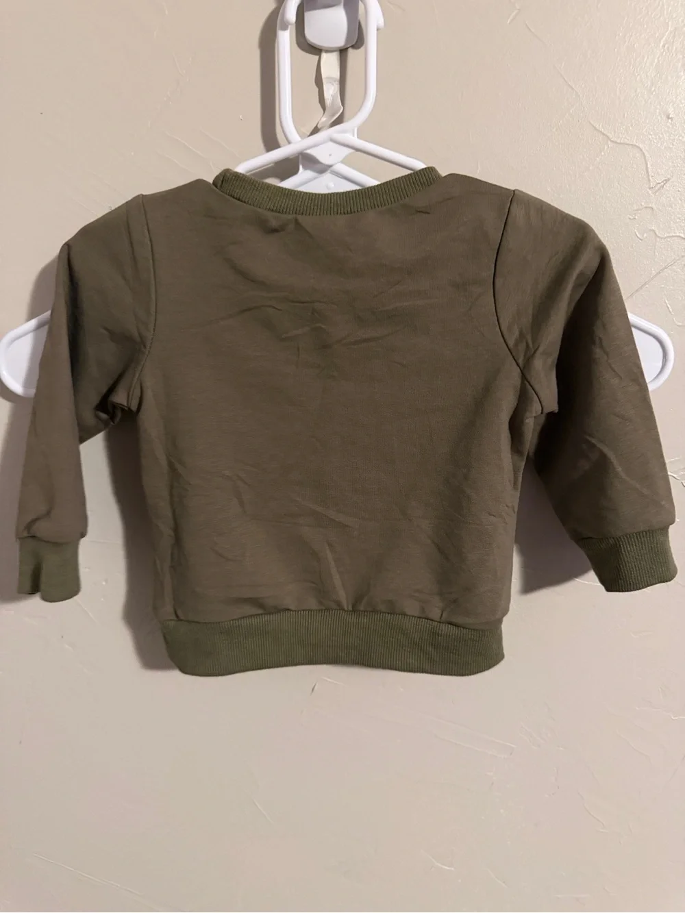 Kids Olive Camo Pocket Sweatshirt & Jogger Set